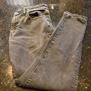 AE AirFlex+ Original Straight Jean Distressed Black